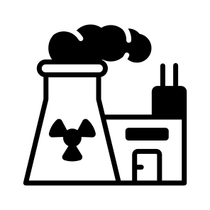 Nuclear Plant, Reactor, Energy, Nuclear Tower, Power Plant icon