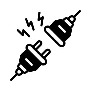 Power Connector, Electrical Connector, Power Plug, Power Adapter, Charging Connector, icon