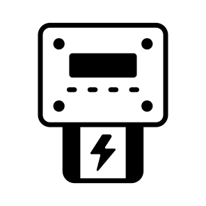 Power Meter, Electric Meter, Energy Meter, Watt Meter, Kilowatt Meter, icon