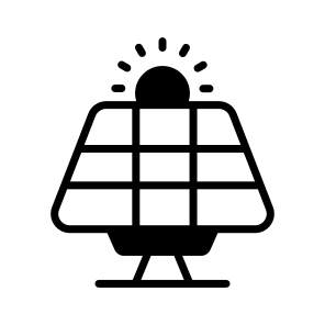 Solar Energy, Solar Power, Renewable Energy, Photovoltaic Energy, Sun Power, icon