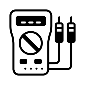 Voltmeter, Voltage Meter, Electrical Meter, Device, Instrument icon