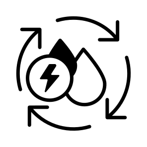 Water Energy, Hydropower, Hydro Energy, Water Power, Aqua Power icon