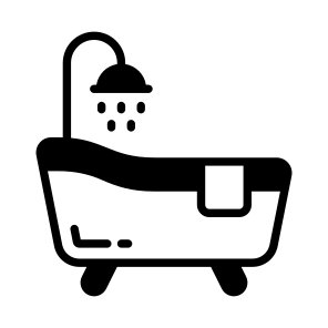 Bathtub, Bath, Shower, Bathroom, Lavatory icon