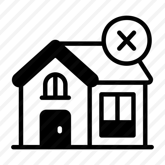 Cancel, Cross, Home, House, Residence preview