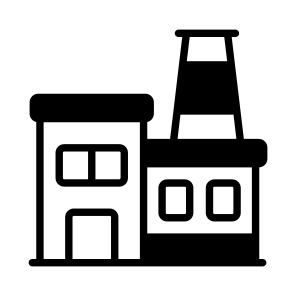 Factory, Mill, Industry, Property, Estate icon