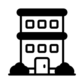 Hotel, Motel, Residence, Property, Estate icon