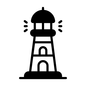 Lighthouse, Tower, Watchtower, Property, Estate icon