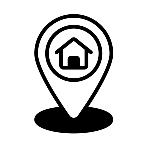 Location, Gps, Address, Home, House icon