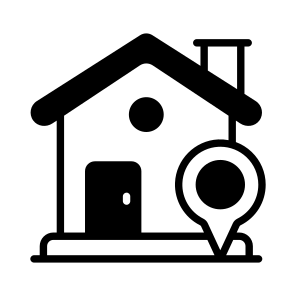 Location, Gps, Tracking, Address, Home icon