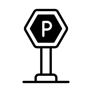 Parking, Sign, Signage, Signboard, Board icon