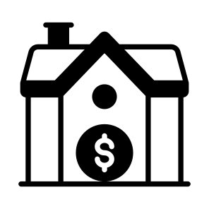 Price, Cost, Home, House, Residence,, icon
