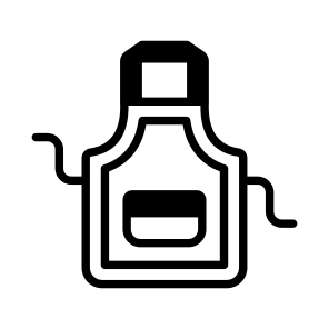 Apron, Pinafore, Overall, Apparel, Clothing icon