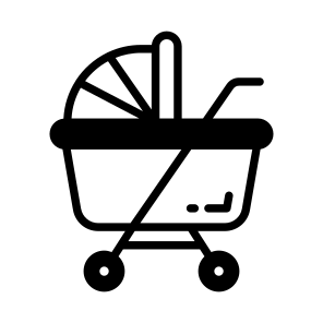 Carriage, Stroller, Pushchair, Perambulator, Pram icon