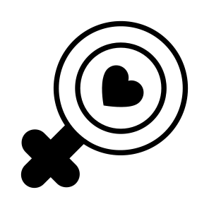 Female, Lady, Woman, Girl, Sign icon