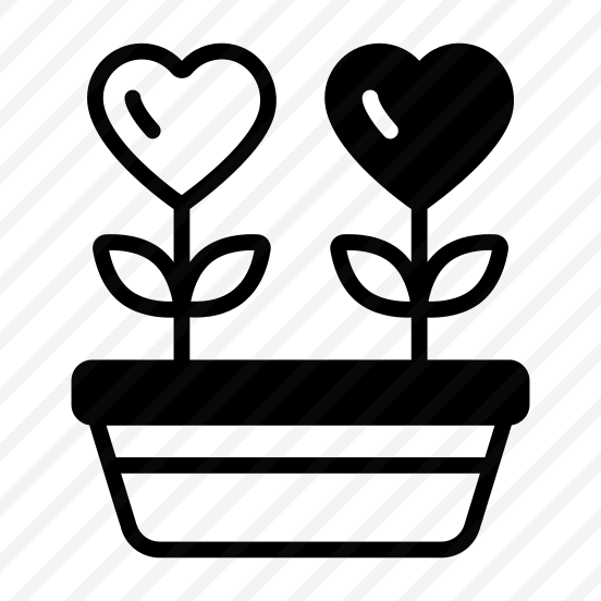 Love, Hearts, Plant, Pot, Houseplant preview