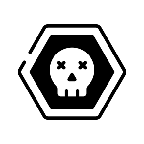 Danger, Skull, Hazard, Toxic, Death icon