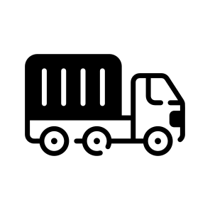 Delivery Truck, Cargo Truck, Freight, Vehicle, Shipping icon