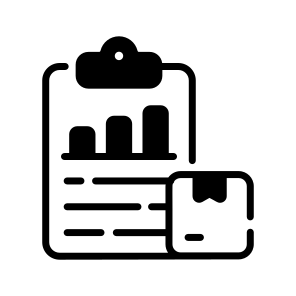 Evaluation, Report, Cargo, Logistics, Analysis icon