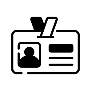 Id, Card, Identification, Identity, Access, icon