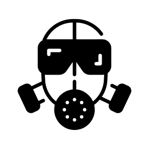 Mask, Protective, Ventilation, Safety, Respirator icon