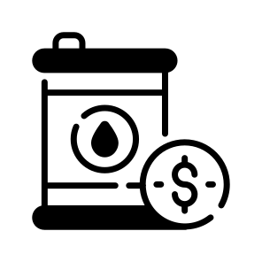 Oil, Price, Crude, Cost, Petroleum icon