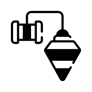 Plumb, Bob, Leveling, Weight, Alignment icon