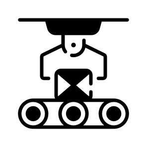 Robot, Automation, Manufacturing, Automated, Machine icon