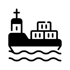 Ship, Freight, Vessel, Logistics, Shipping icon