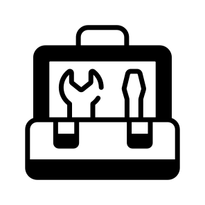Toolbox, Tools, Chest, Kit, Equipment icon