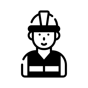 Worker, Labour, Operator, Technician, Person icon