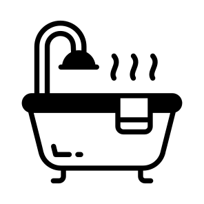 Bathtub, Tub, Shower, Lavatory, Spa icon