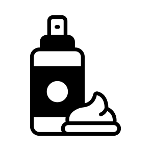 Beauty, Salon, Shaving, Foam, Cream icon