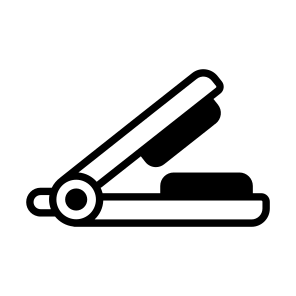 Straightener, Iron, Styling, Tool, Ceramic icon