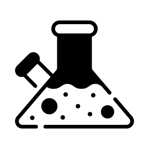 Beaker, Glasswear, Glass, Flask, Liquid icon