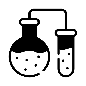 Distillation, Reaction, Experiment, Practical, Flask icon