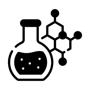 Flask, Glassware, Organic, Compound, Structure icon