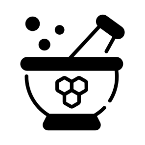 Medicine, Homeopathy, Mortar, Pestle, Herbal icon