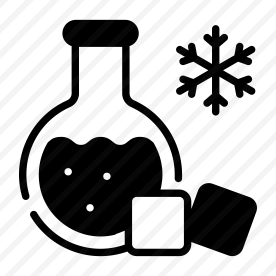 Nitrogen, Flask, Liquid, Frozen, Cubes preview