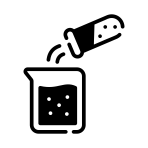 Reaction, Experiment, Practical, Beaker, Tube icon