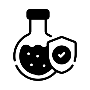 Safety, Protection, Glassware, Shield, Flask icon