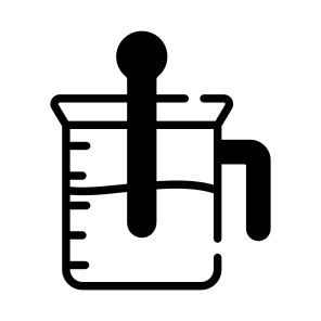 Stir, Beaker, Measuring, Cup, Rod icon