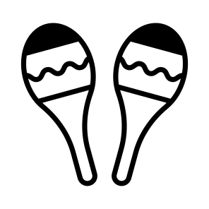 Maracas, Shakers, Rattles, Percussion, Instrument icon