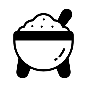 Molcajete, Bowl, Dish, Food, Meal icon