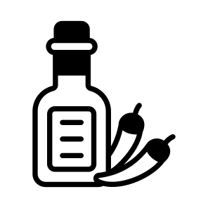 Sauce, Seasoning, Condiment, Bottle, Spice icon