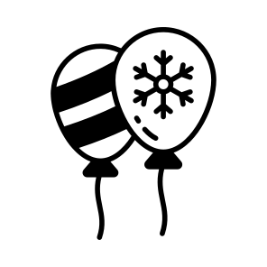 Balloons, Decoration, Celebration, Helium, Party, icon