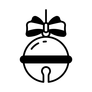 Christmas, Bell, Holiday, Seasonal, Decoration, icon