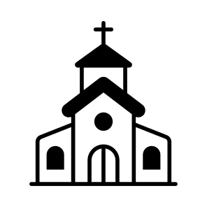 Church, House, Home, Building, Catholic, icon