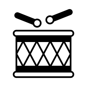 Drum, Drumbeat, Percussion, Instrument, Music, icon