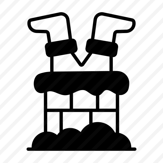 Santa, Claus, Chimney, Snow, Character, preview