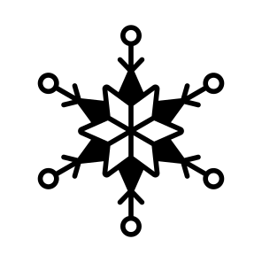 Snowflake, Winter, Cold, Weather, Frozen, icon